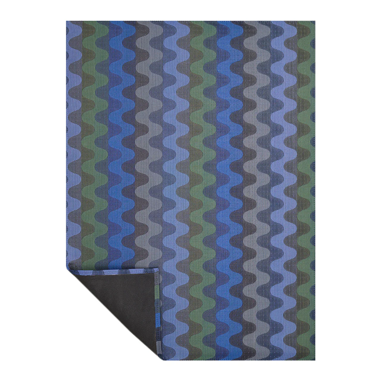 Chilewich Wiggle Rugs Floor Mat β Deep Sea β 22" x 36" - Image 2