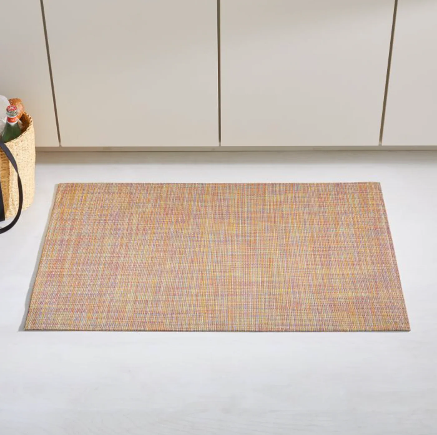 Chilewich Woven LTX Mini Basketweave Floor Mat – Confetti – 23" x 36" - Image 3