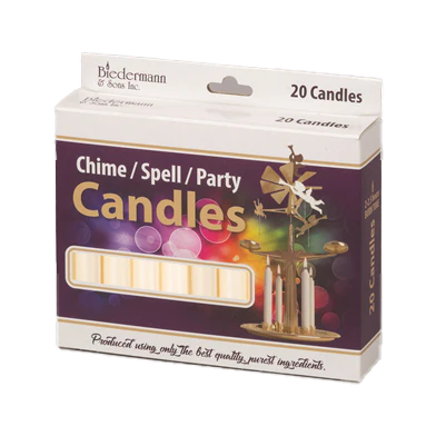 Chime or Tree Candles – 20 Box Count – Ivory