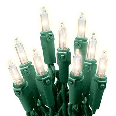 Christmas String to String Light Set – Clear/Green Wire –  300Ct. (150Ct. X 2)