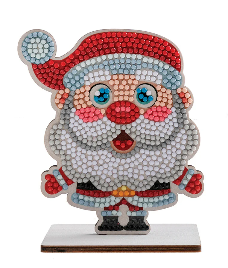 Chrystal Art Craft Kit – Festive Buddies – Santa - Image 2