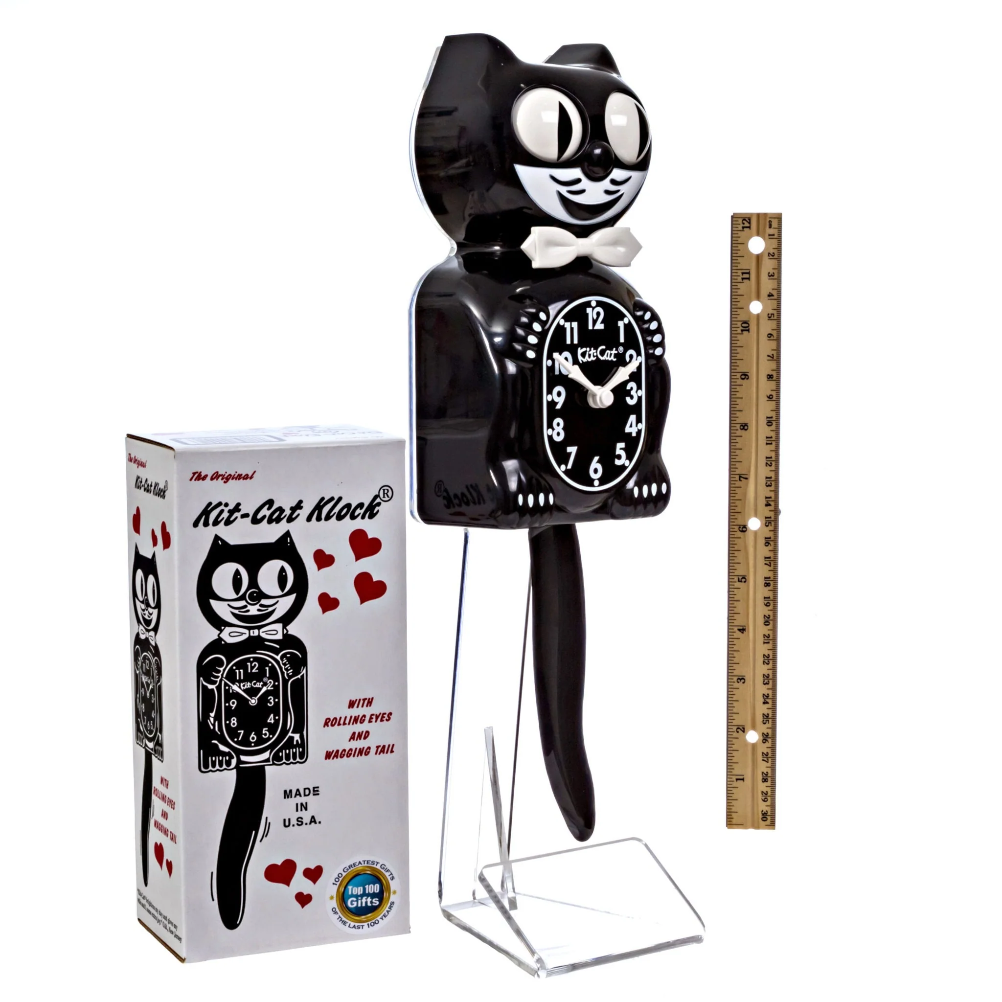 Classic Kit-Cat Klock – Black - Image 3