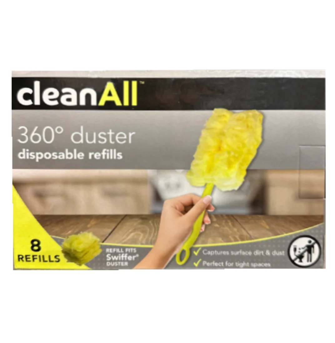 CleanAll Dry Dusting Cloth Refills – Pack of 8