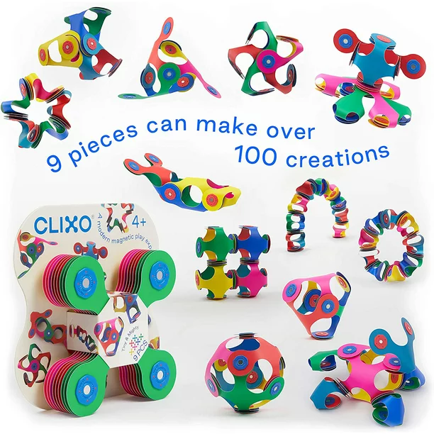 Clixo Tiny And Mighty Magnet Travel Toy – 9pc - Image 5
