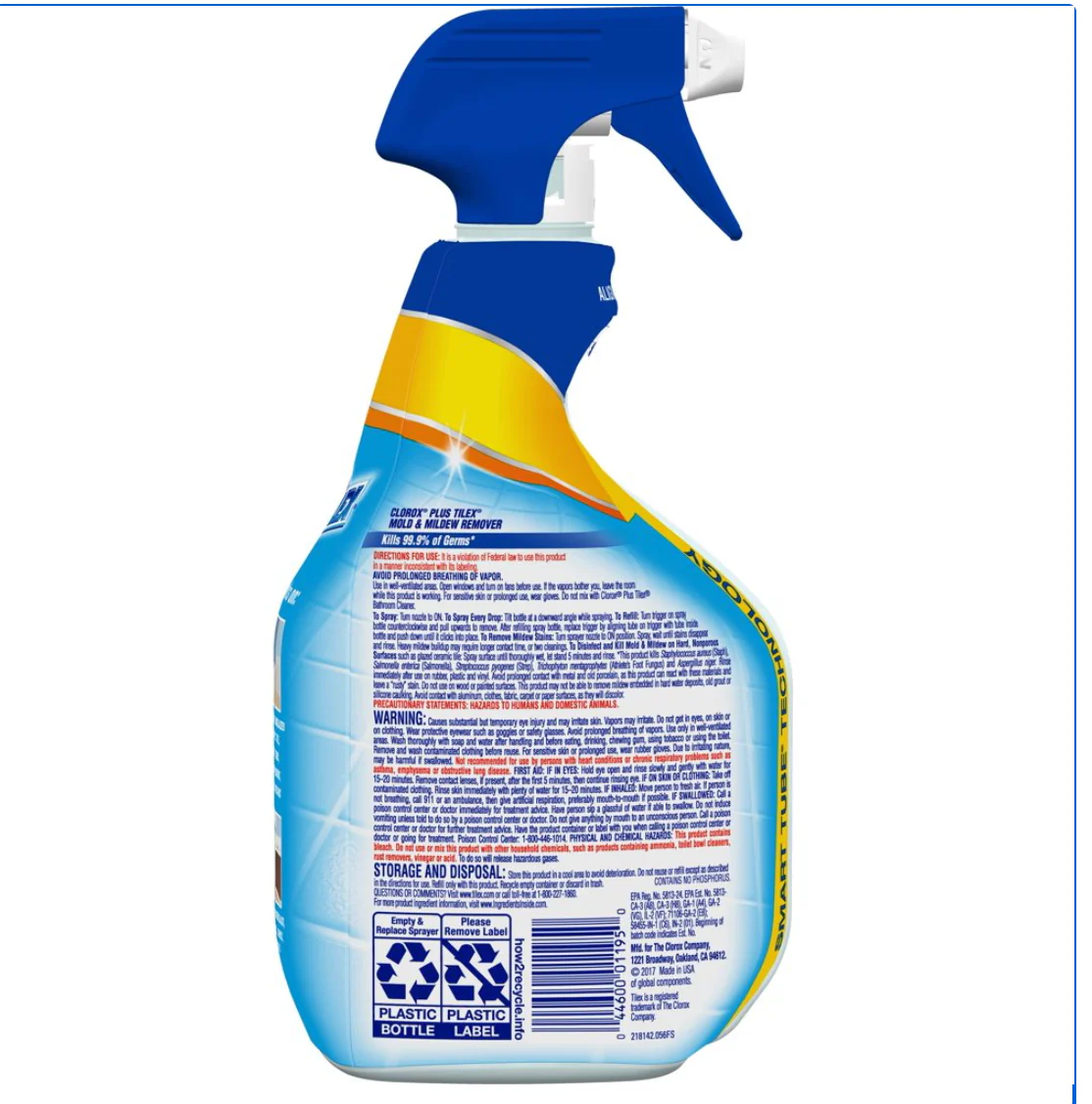 Clorox Plus Tilex Mold And Mildew Remover + Bleach – 32 oz - Image 2