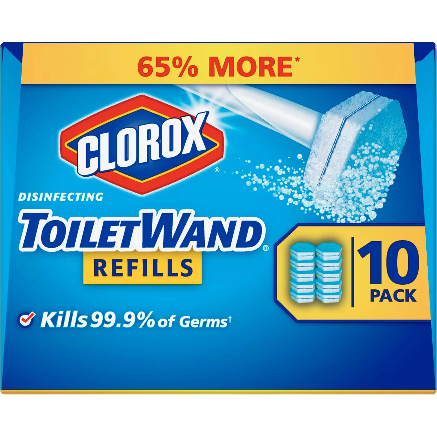 Clorox Toilet Wand Head Refills – Pack of 10 - Image 3