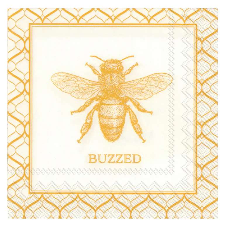Cocktail Beverage Napkins – Buzzed – 20pk