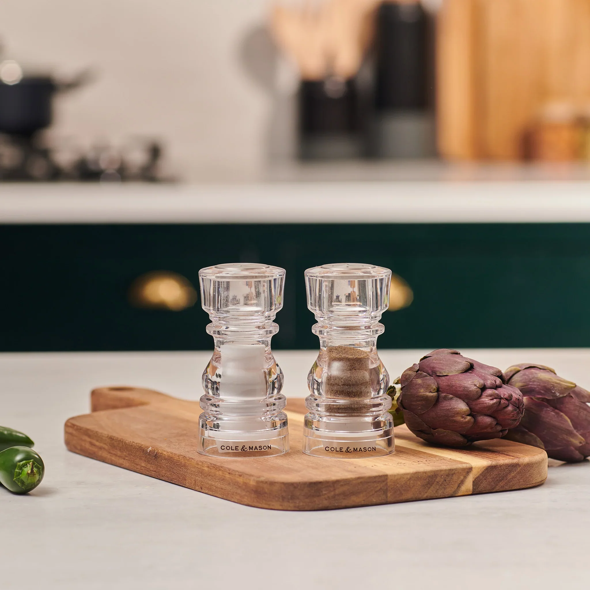 Cole & Mason London Acrylic Salt & Pepper Shaker Set - Image 5