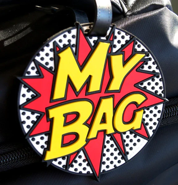 Comic Book My Bag 3D Luggage Tag - Image 2