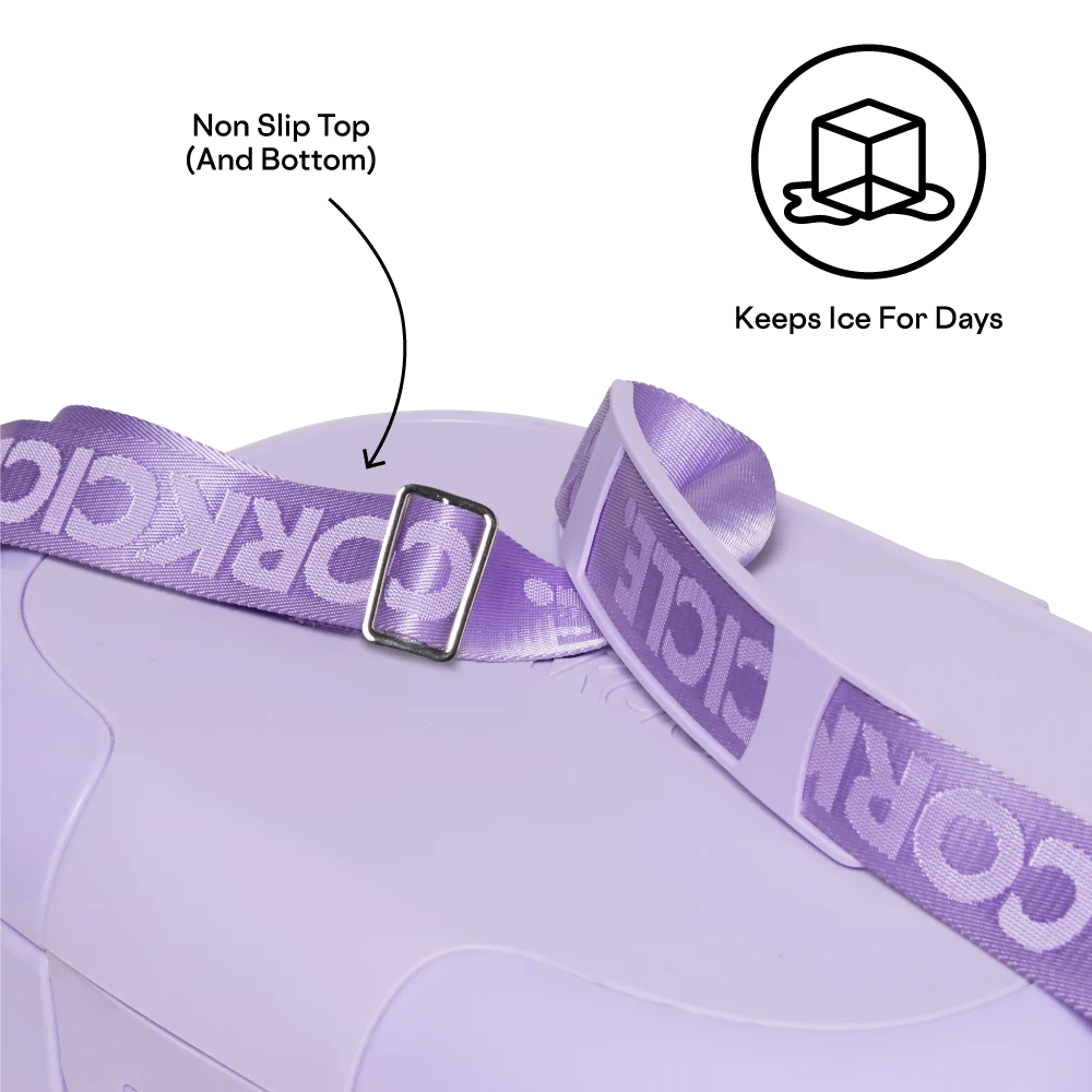 Corkcicle Small Chill Pod Go Hard Cooler – Lilac – 13qt. - Image 4