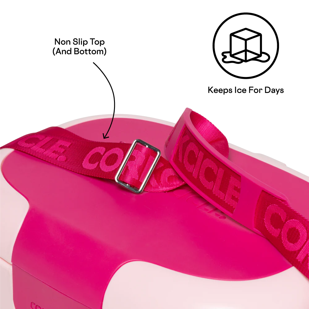 Corkcicle Small Chill Pod Go Hard Cooler – Rose Quartz – 13qt. - Image 4