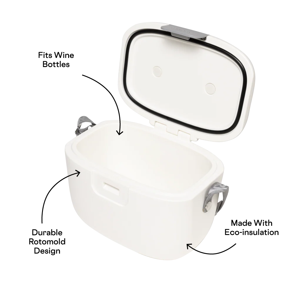 Corkcicle Small Chill Pod Go Hard Cooler – White – 13qt. - Image 2