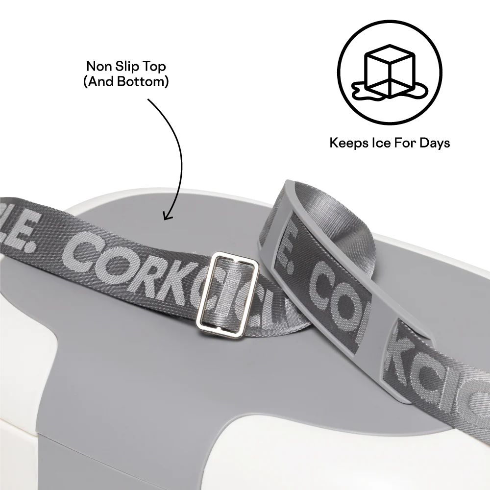 Corkcicle Small Chill Pod Go Hard Cooler – White – 13qt. - Image 4