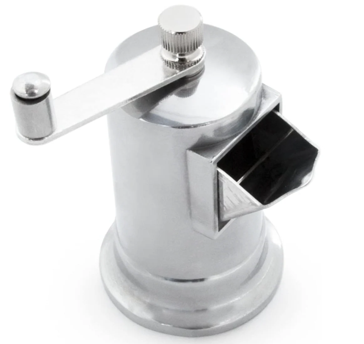 Crank Grinder Pepper Mill – Polished Aluminum - Image 2
