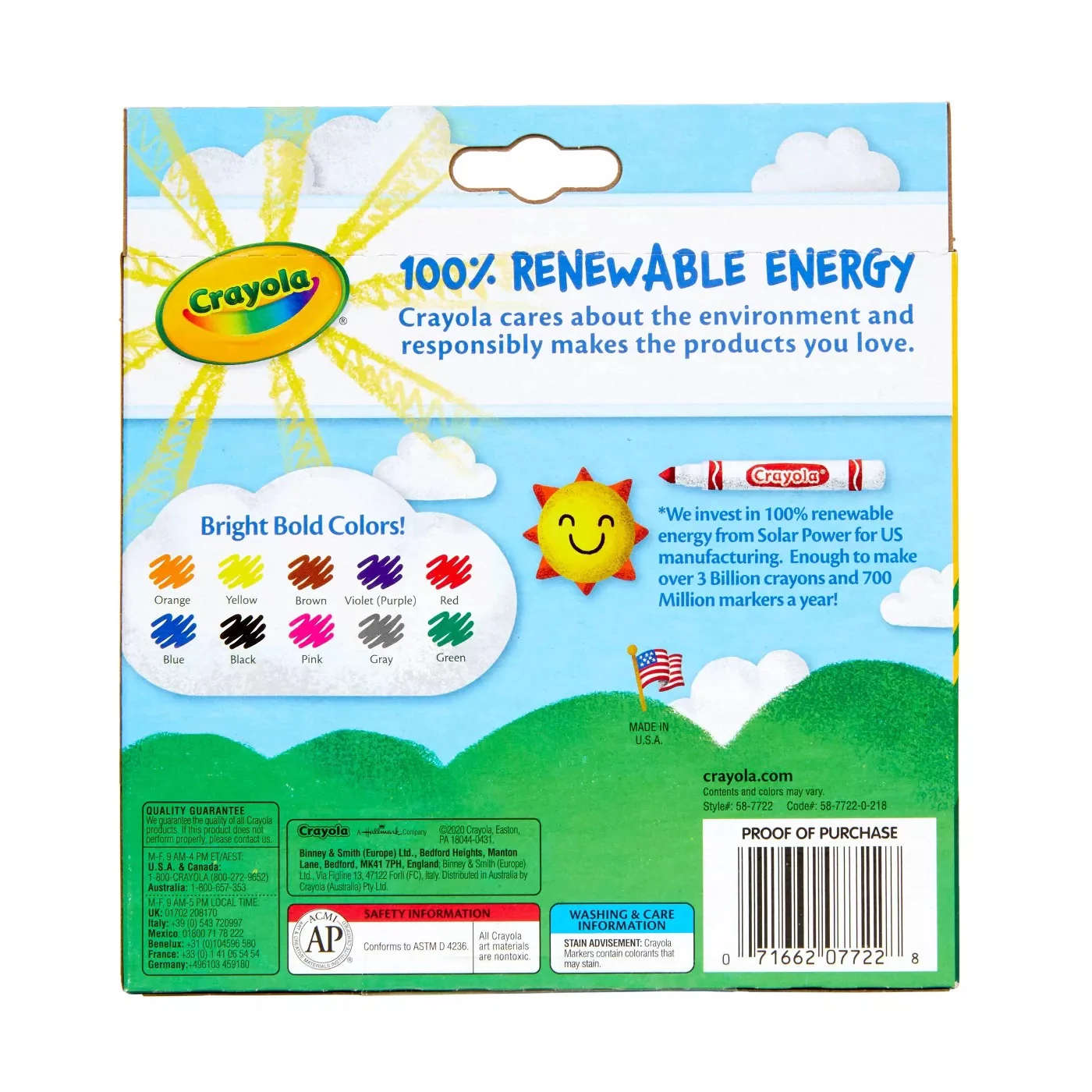 Crayola Markers Broad Line Classic – 10ct - Image 4
