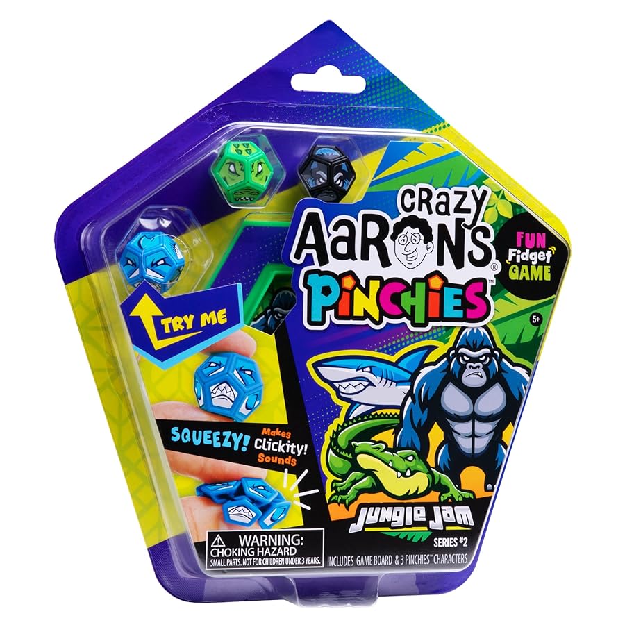 Crazy Aarons Pinchies β Squeezable Fidget Friends β Jungle Jam