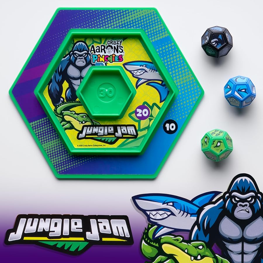 Crazy Aarons Pinchies β Squeezable Fidget Friends β Jungle Jam - Image 2