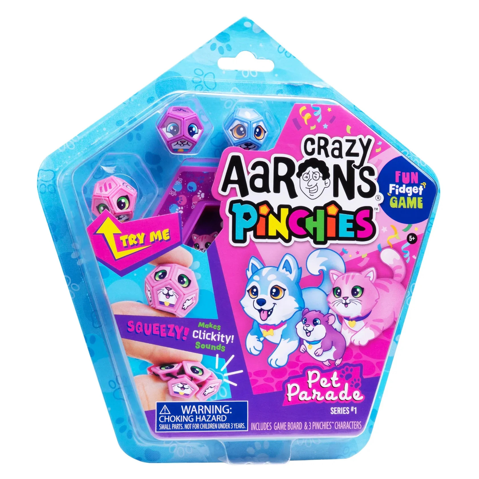 Crazy Aarons Pinchies –  Squeezable Fidget Friends – Pet Parade