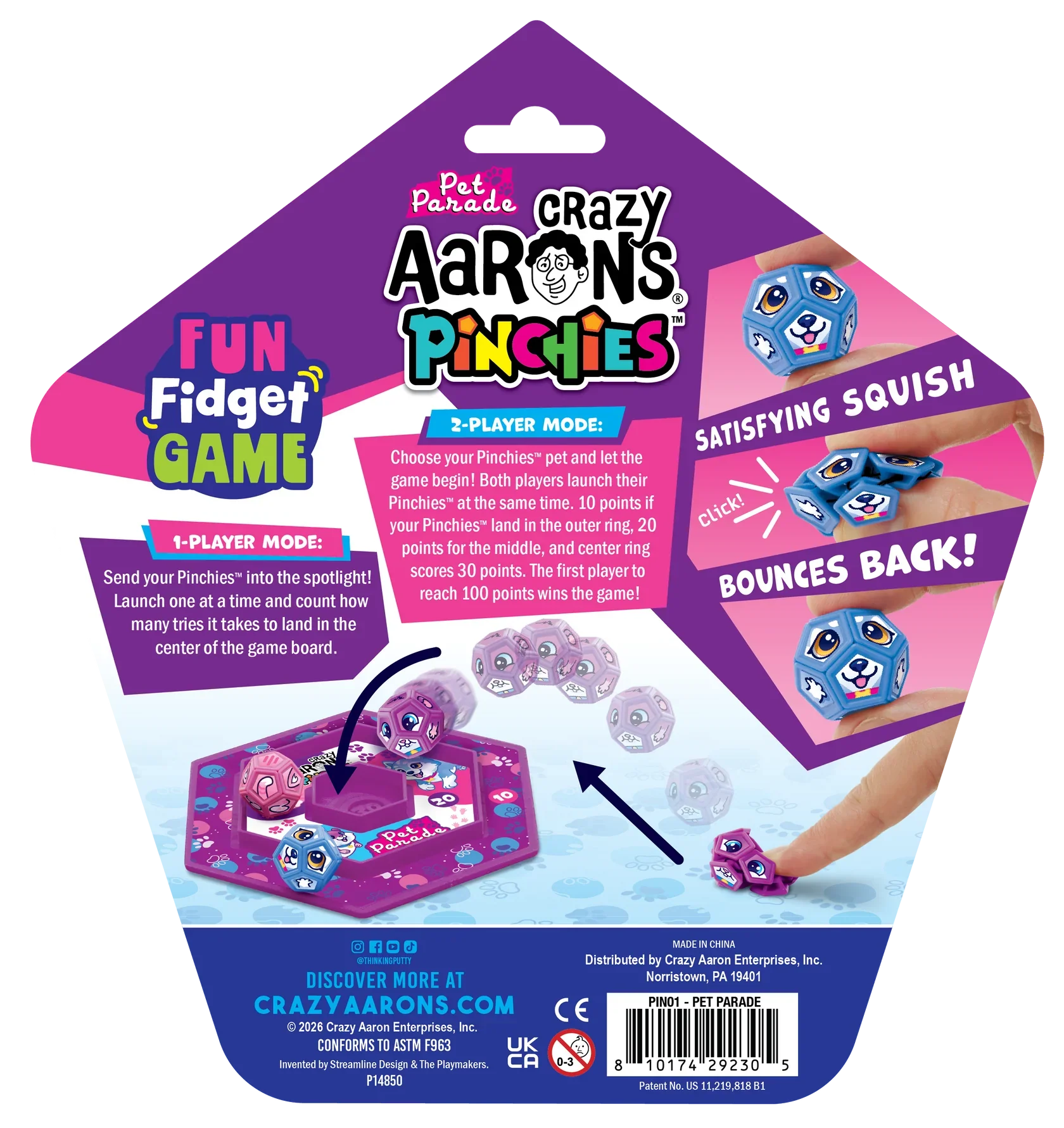 Crazy Aarons Pinchies –  Squeezable Fidget Friends – Pet Parade - Image 8