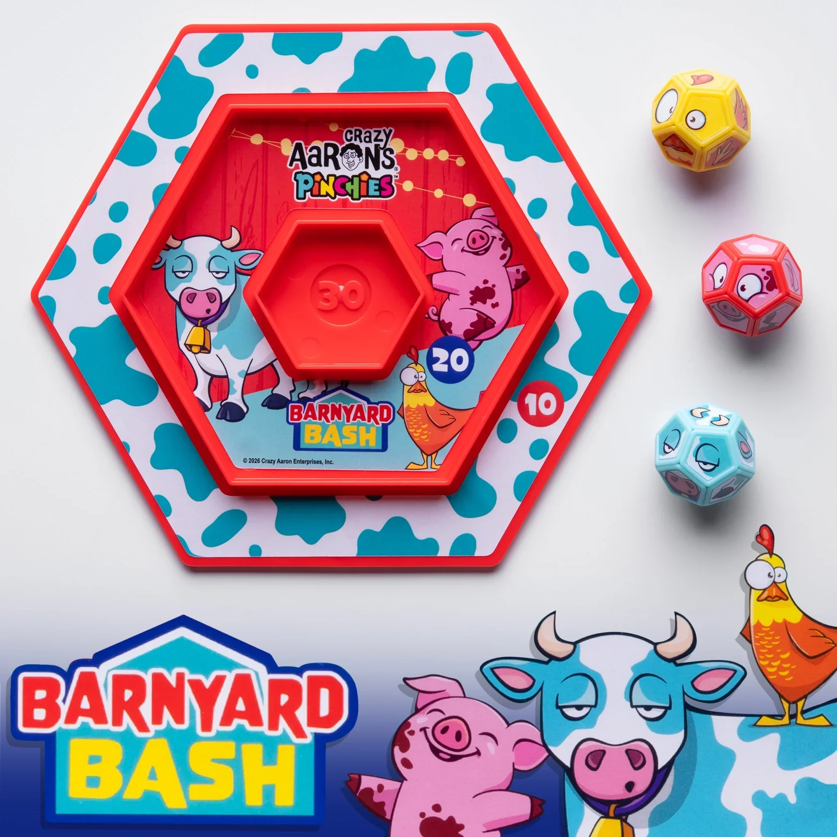 Crazy Aarons Pinchies – Squishy Squeezable Fidget Friends – Barnyard Bash - Image 2