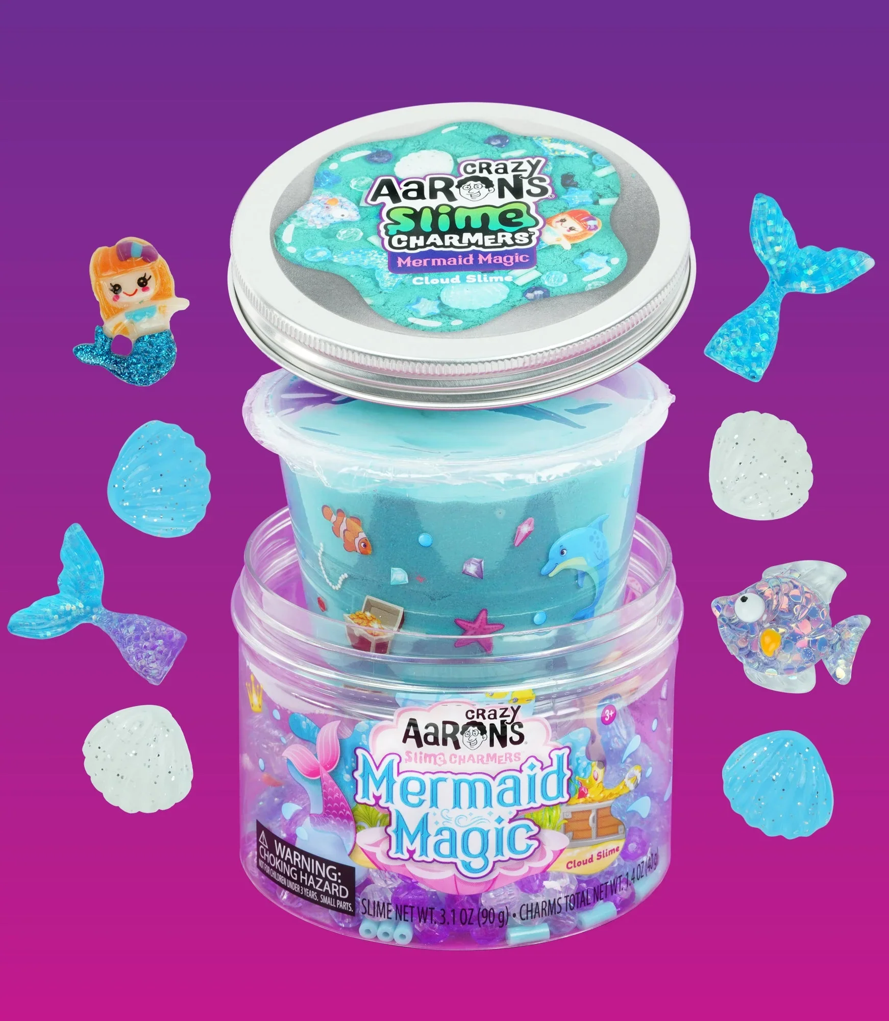 Crazy Aarons Scented Slime Charmers – Mermaid Magic - Image 2