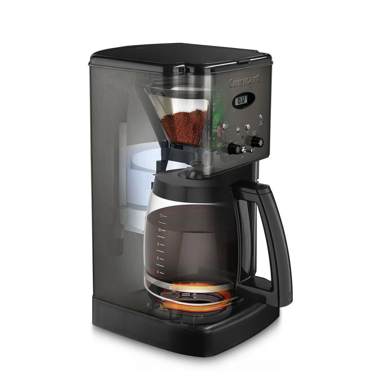 Cuisinart 12 Cup Programmable Coffeemaker – Special Edition Black Stainless - Image 2