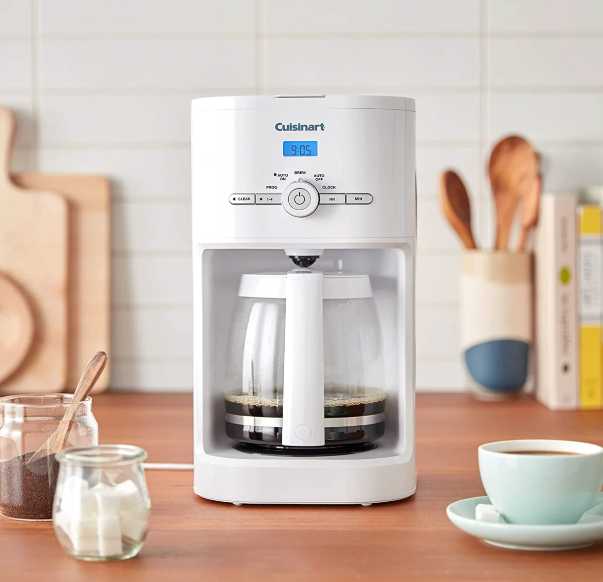 Cuisinart 12 Cup Programmable Coffeemaker – White - Image 5