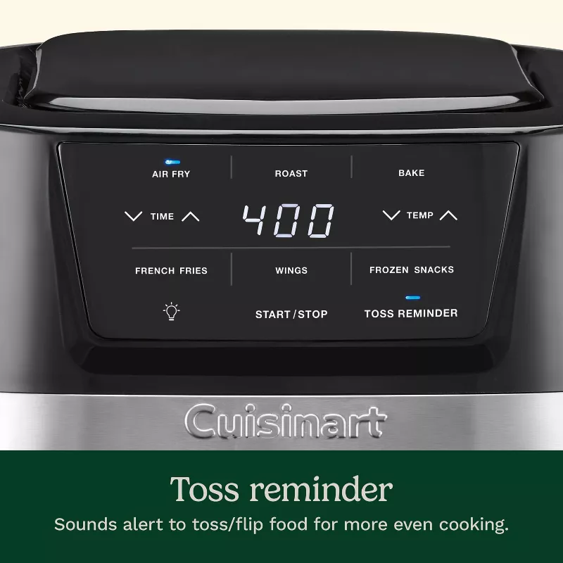 Cuisinart Basket Air Fryer Stainless & Black– 2.6qt - Image 3