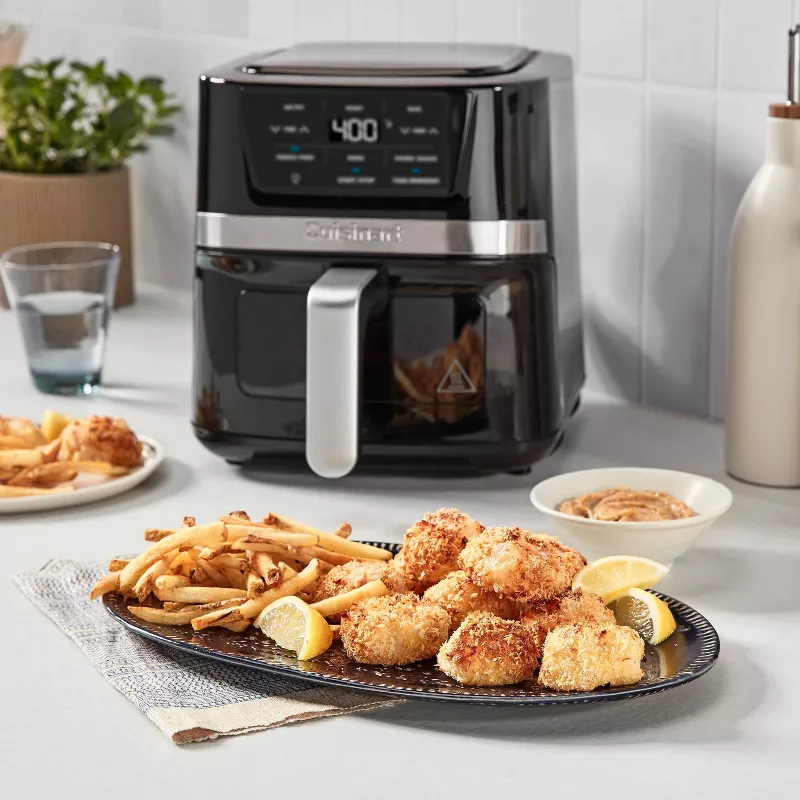 Cuisinart Basket Air Fryer Stainless & Black– 2.6qt - Image 6