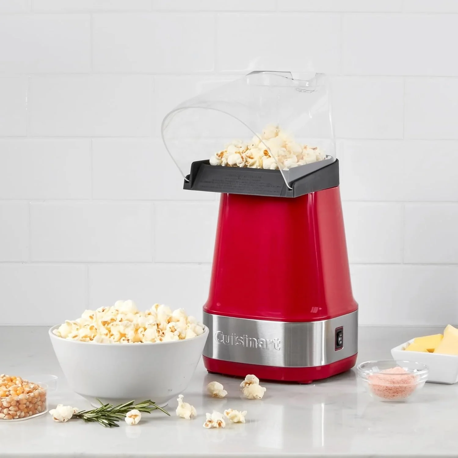 Cuisinart EasyPop Hot Air Popcorn Maker  – Red - Image 4