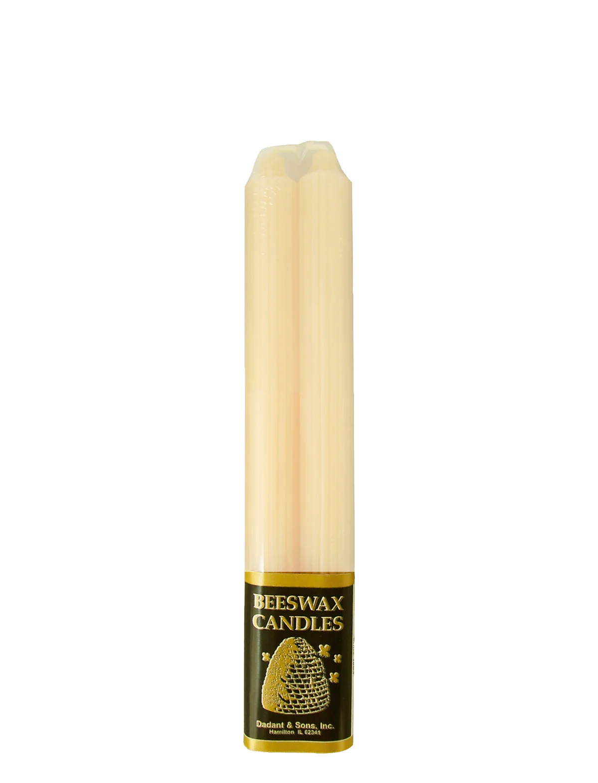 Dadant Classic Ivory Beeswax Candle β 9" β 2pk