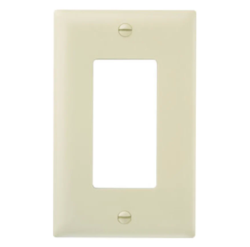 Decorator Single Wall Plate – Ivory