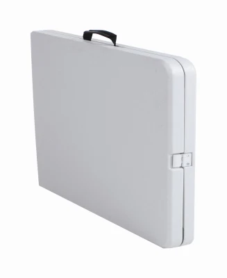 Deluxe Resin Top Folding Table in White – 30 x 72" – Upper East Side Delivery only - Image 2