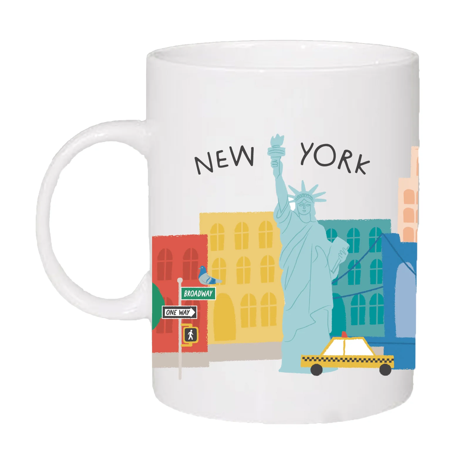 Design Design Ceramic Mug โ Liberty In Bloom โ 16oz.