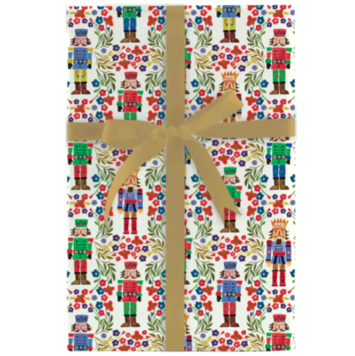 Design Design Festive Nutcracker Gift Wrap Roll - 30" x 5' Roll –  Local Delivery Only