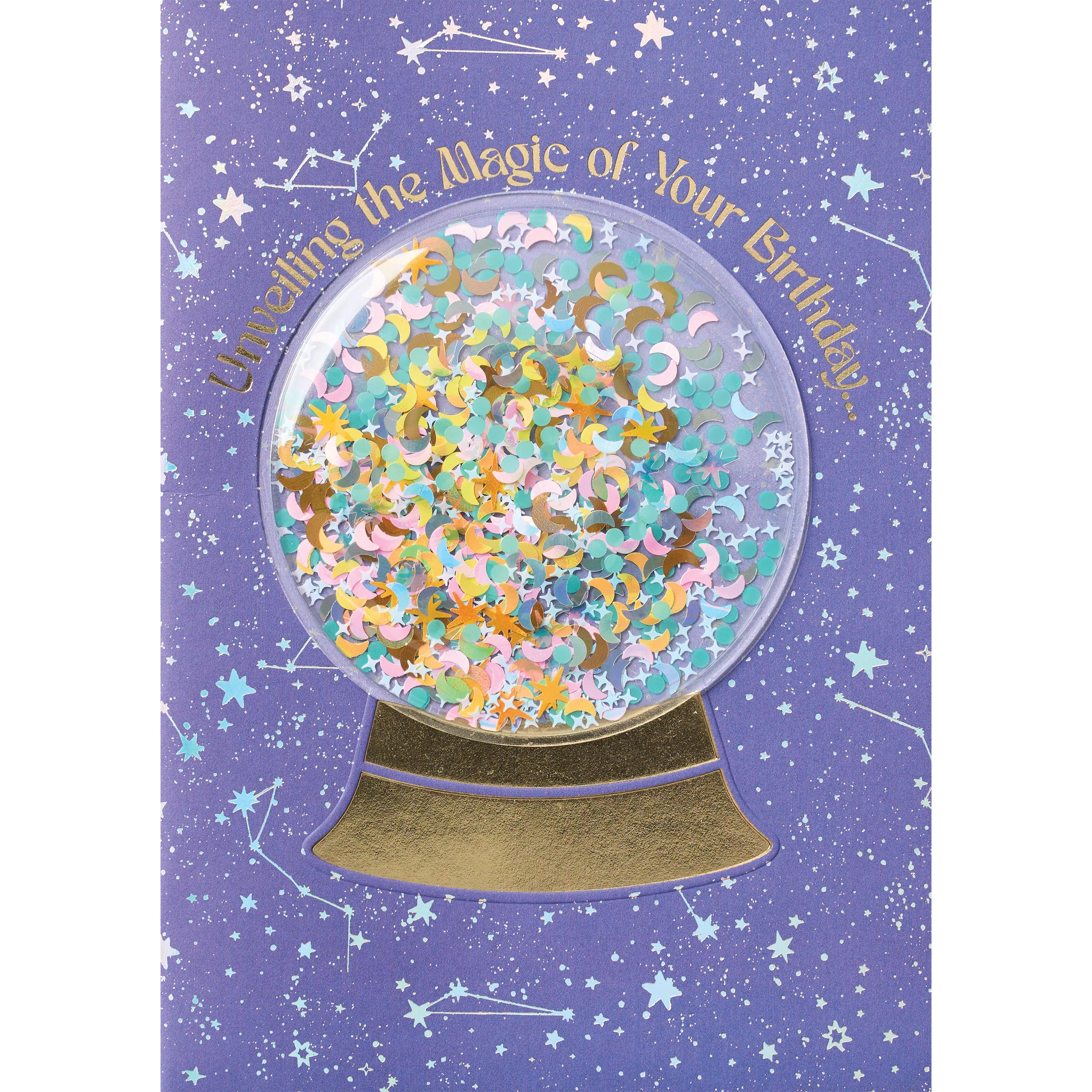 Design Design Handcrafted Birthday Card β Crystal Ball β 1 Card & 1 Envelope