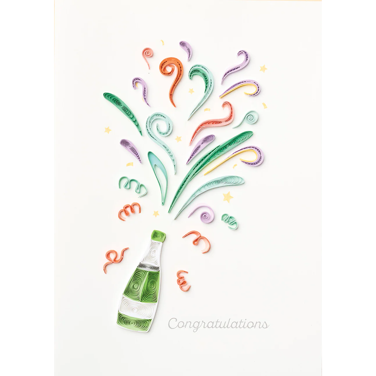 Design Design Handcrafted Card β Sparkling Celebration Wishes β 1 Card & 1 Envelope