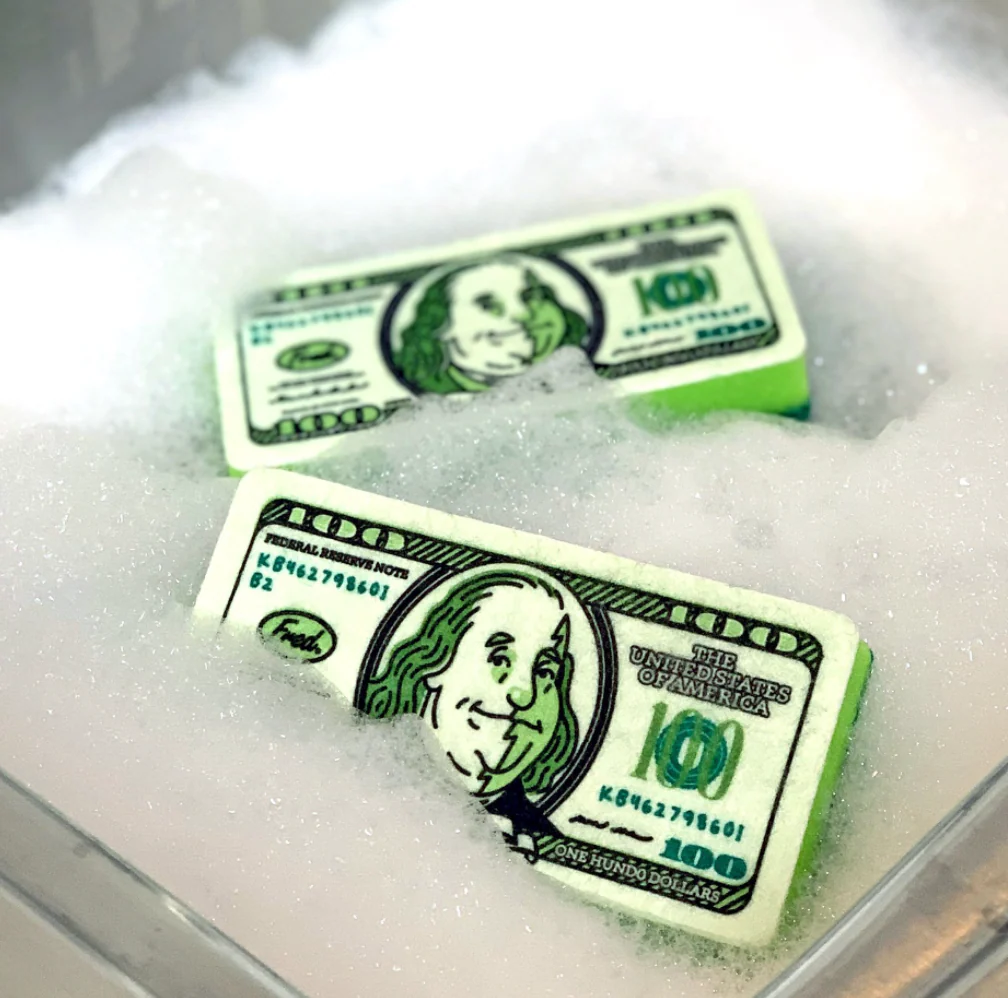 Dirty Money Sponges - Pack of 2 - Image 3
