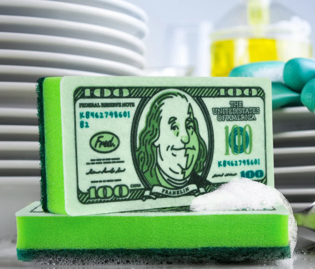 Dirty Money Sponges - Pack of 2 - Image 5
