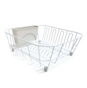 Dish Drainer – White – 14.1 x 12.4 In. - AVAILABLE FOR LOCAL UPPER EAST SIDE DELIVERY ONLY