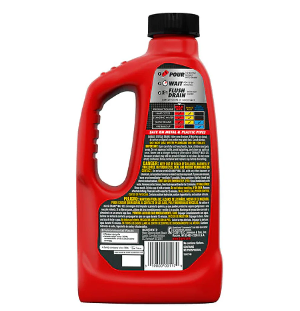 Drano Max Gel Clog Remover – 32 oz - Image 2