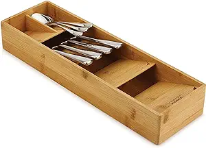 DrawerStore Bamboo Cutlery Organizer – 15.5"x 5" - Image 2