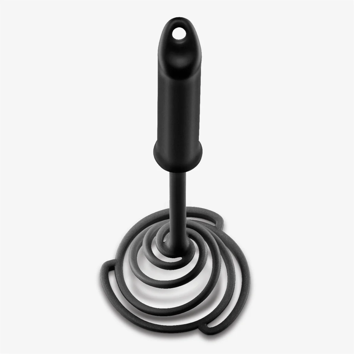 Dreamfarm Smood Lite Nylon Spring Coil Vegetable and Potato Masher – Black - Image 4