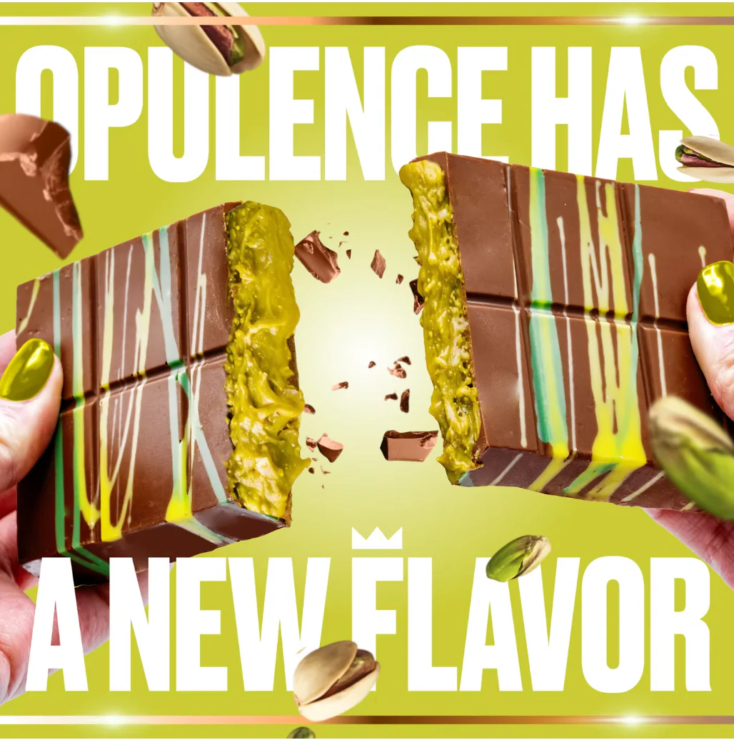 Dubai Milk Chocolate Bar - Handcrafted Pistachio Creme - Crispy Knafeh β 200g ** - Image 4