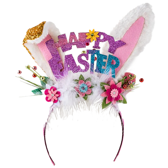 Easter Bunny Happy Easter Headband