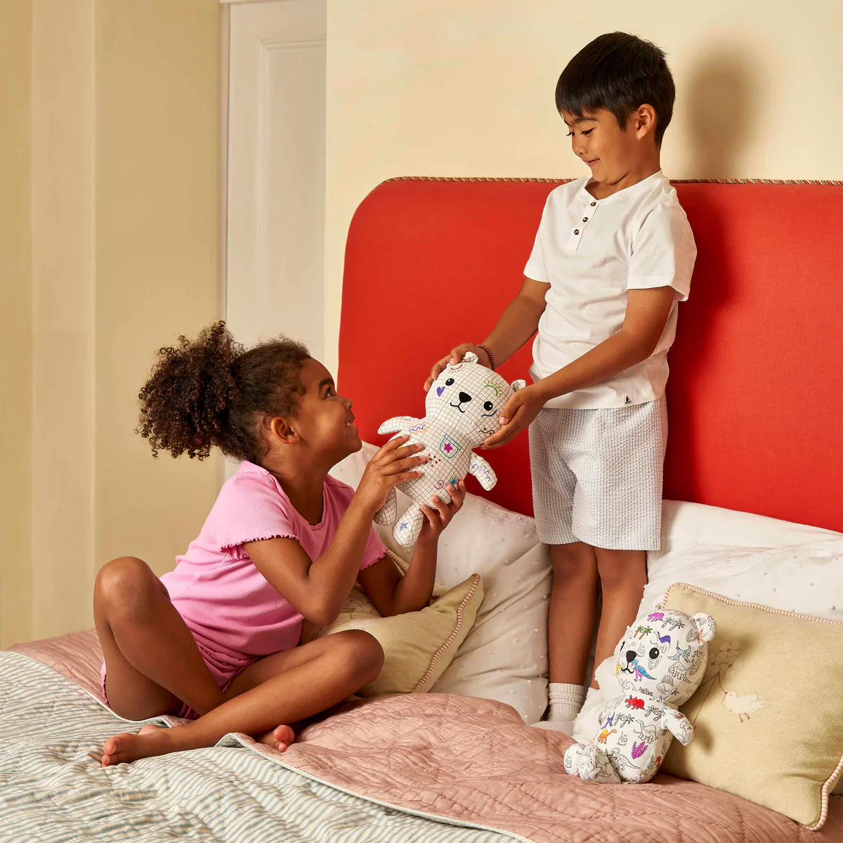Eat Sleep Doodle – Artie Bear Color-in Dinosaur Teddy Bear - Image 5