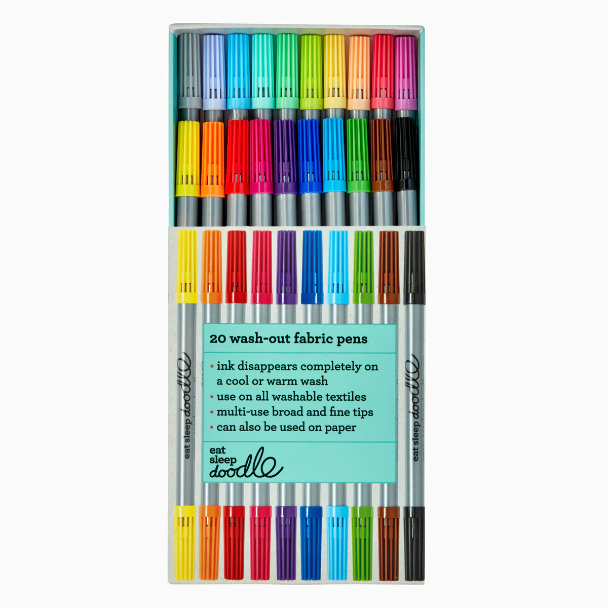 Eat Sleep Doodle – Artist Wash Out Markers - Set of 20