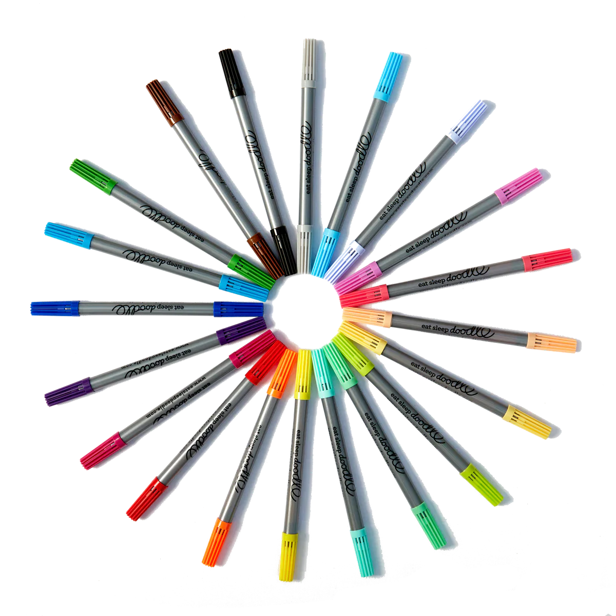 Eat Sleep Doodle – Artist Wash Out Markers - Set of 20 - Image 2