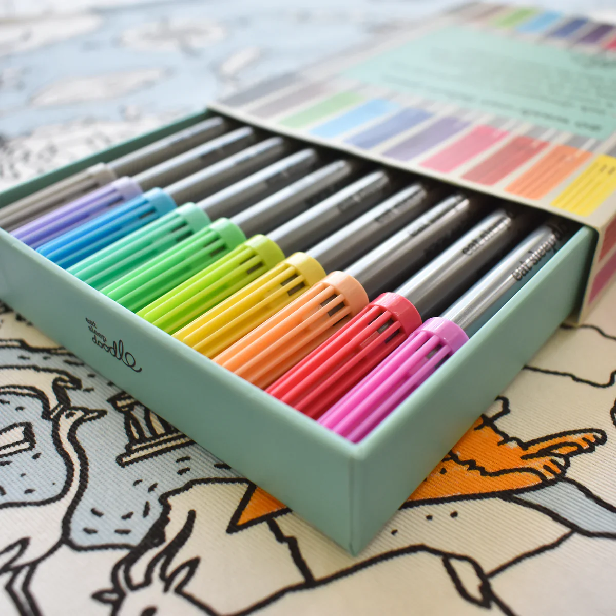Eat Sleep Doodle – Artist Wash Out Markers - Set of 20 - Image 5