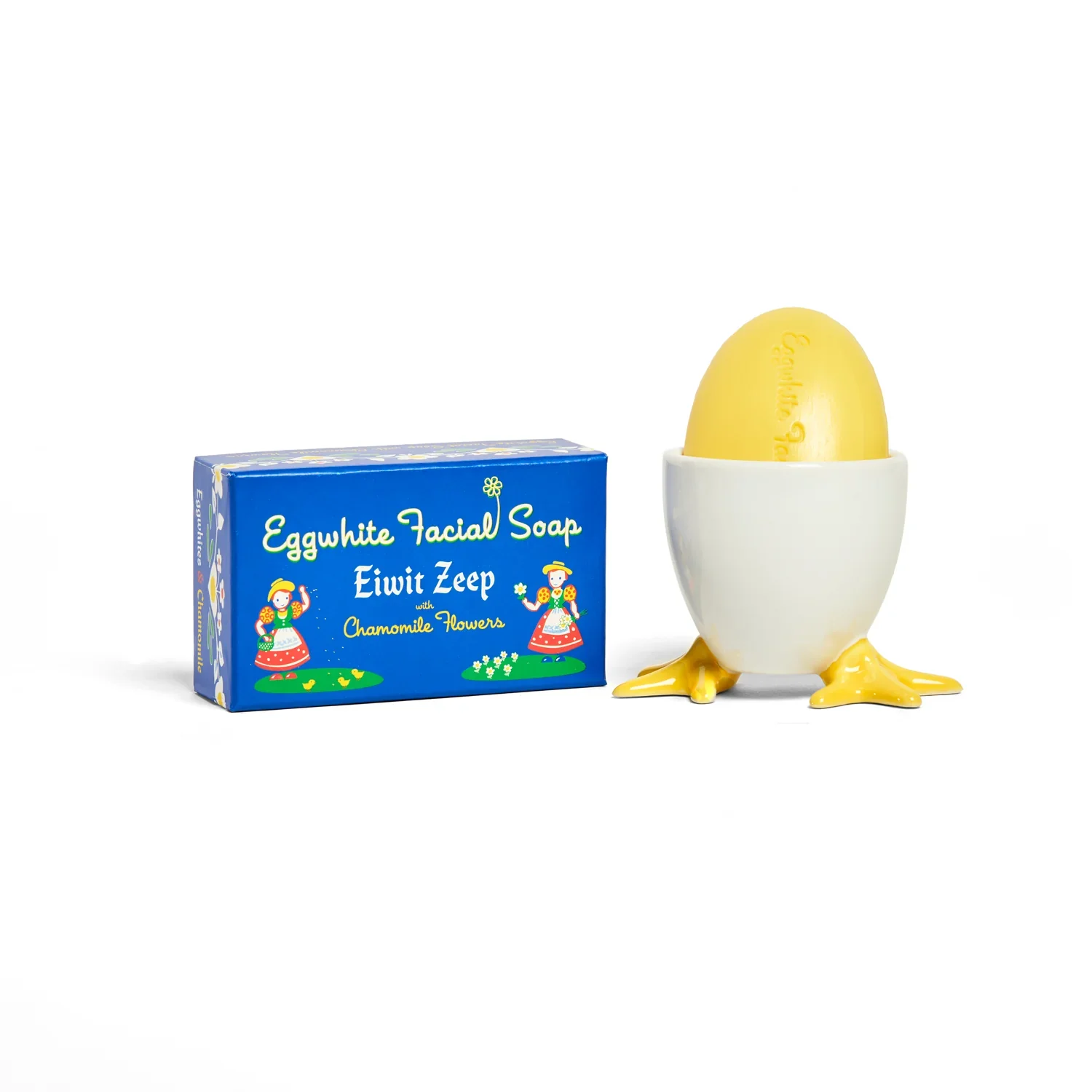 Egg Shape Facial Bar Soap – Egg-White & Chamomile - Image 2